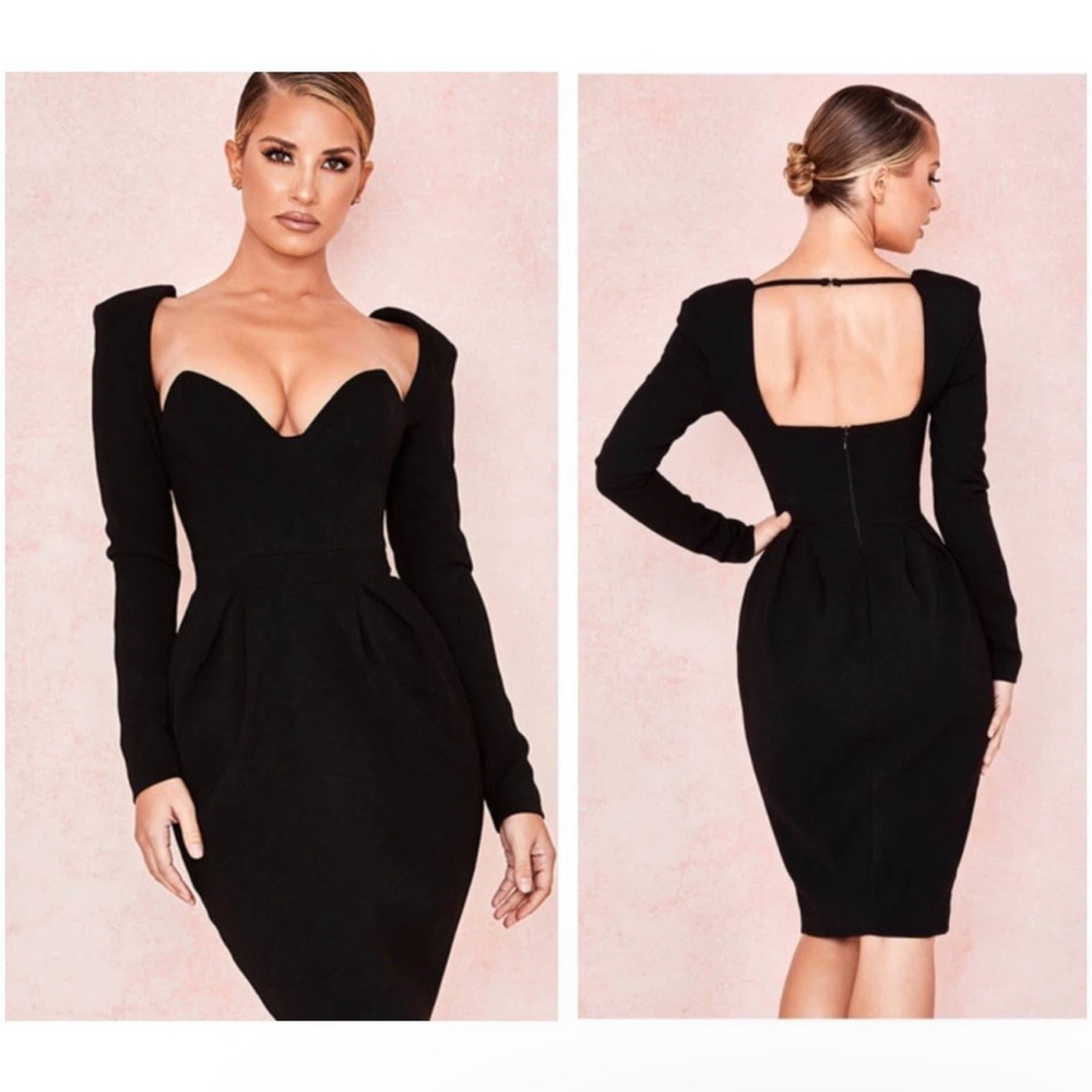 NET New House of CB ‘Faith’ Black Cocktail Dress size XS